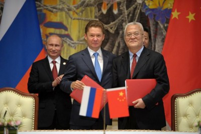Podpis rusko-čínské plynové dohody. Foto: Wikipedia Commons