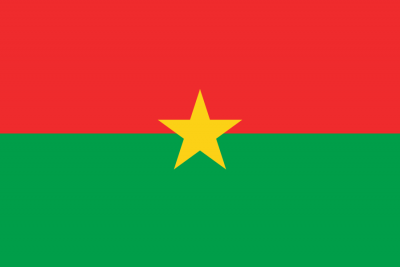 Vlajka Burkina Faso, zdroj: wikipedie, licence CC
