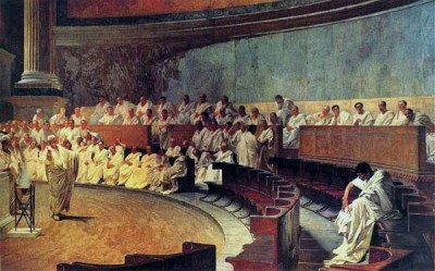 Roman Senat Maccari-Cicero